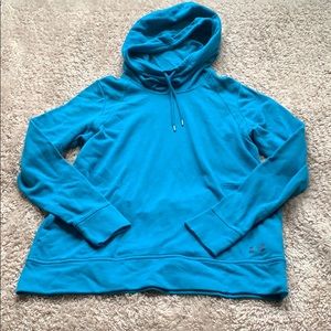 UA Pullover Blue Hoodie with Back Cutout